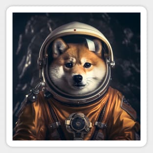 Astro Dog - Shiba Inu Magnet